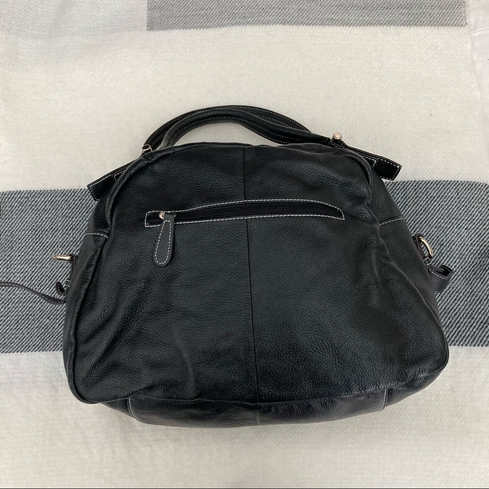 RAISA HEYS Soft Leather Bag Satchel Overnight Bag - Picture 6 of 10